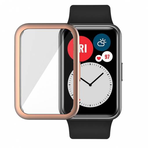 Foto - Husă de protecție pentru Huawei Watch Fit - Auriu roz