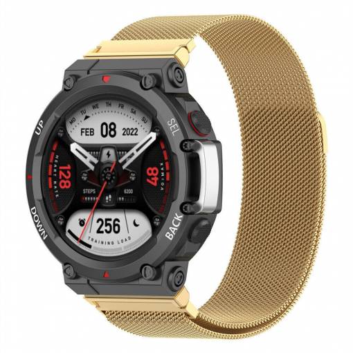 Foto - eses Brățară milaneză pentru Xiaomi Amazfit T-Rex 2 - Aurie