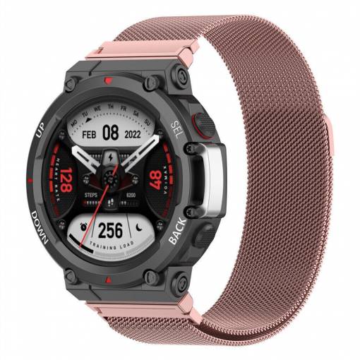 Foto - eses Brățară milaneză pentru Xiaomi Amazfit T-Rex 2 - Roz