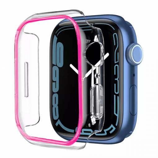 Foto - Ramă de protecție pentru Apple Watch - Roz luminos, 40 mm