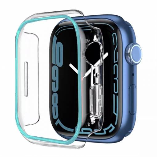Foto - Ramă de protecție pentru Apple Watch - Albastru luminos, 41 mm