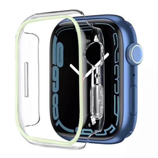 Foto - Ramă de protecție pentru Apple Watch - Galben luminos, 45 mm