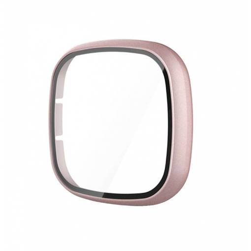 Foto - Husă de protecție pentru Fitbit Versa 3 și Sense - Roz strălucitor
