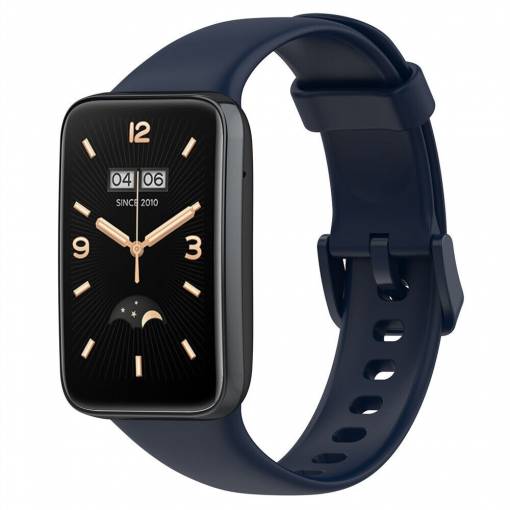 Foto - Curea din silicon eses pentru Xiaomi Smart Band 7 Pro - Albastru închis