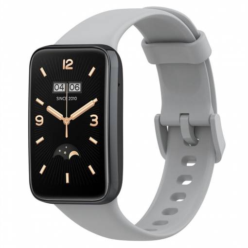 Foto - Curea din silicon eses pentru Xiaomi Smart Band 7 Pro - Gri
