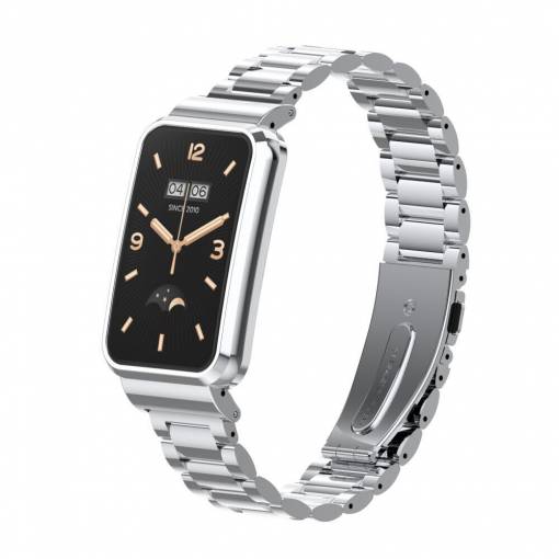 Foto - Brățara metalică eses pentru Xiaomi Smart Band 7 Pro - Argintie