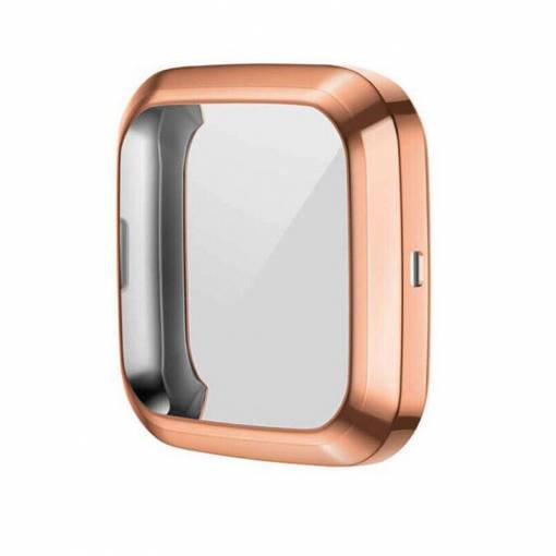 Foto - Husă din silicon pentru Fitbit Versa 2 - Auriu roz