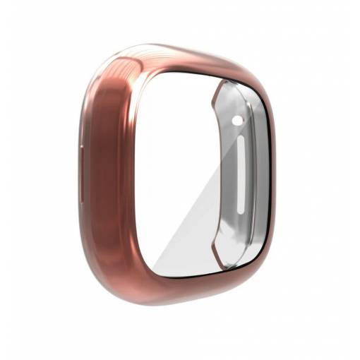 Foto - Husă din silicon pentru Fitbit Versa - Roze Aurie