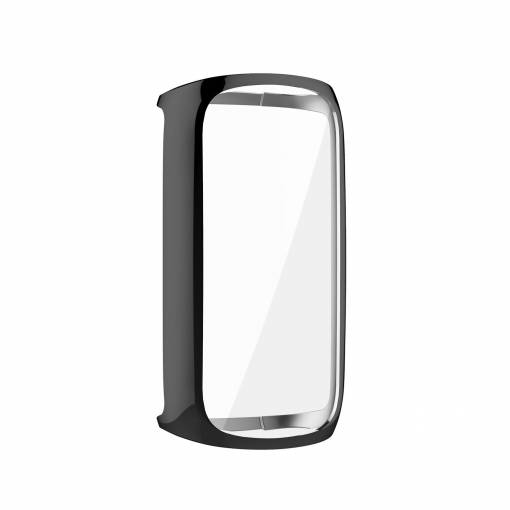 Foto - Husă din silicon pentru Fitbit Luxe - Negru