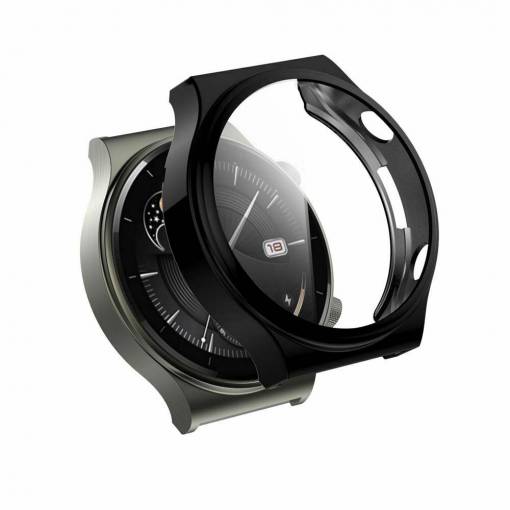 Foto - Cască din silicon pentru Huawei Watch GT2 Pro - Neagră