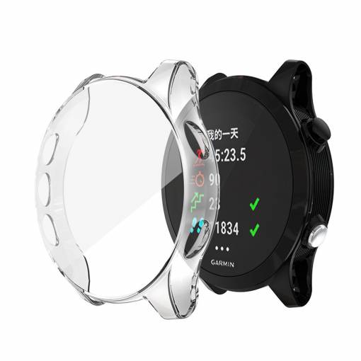 Foto - Silikonový kryt pro Garmin Forerunner 935, 945 - Transparentní