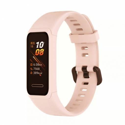 Foto - eses Silikonový řemínek pro Huawei Band 4 - Růžový