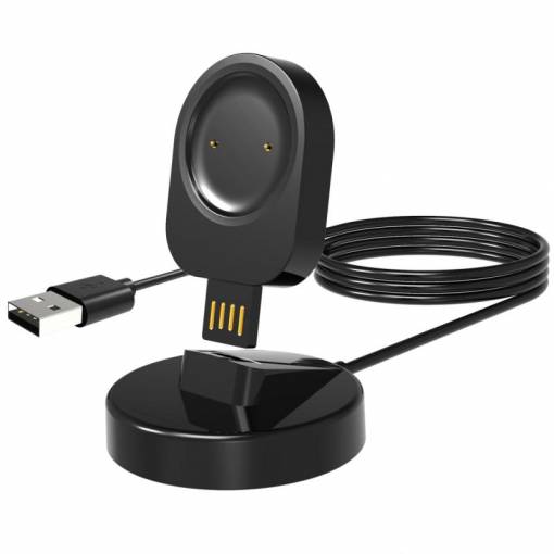 Foto - Încărcător cu suport pentru Amazfit GTR 2, GTS 2, Bip U, T-Rex Pro