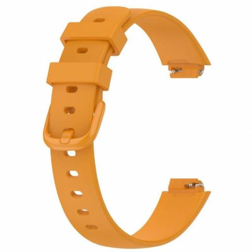 Foto - Curea din silicon eses pentru Fitbit Inspire 3 - Marimea S, Portocaliu