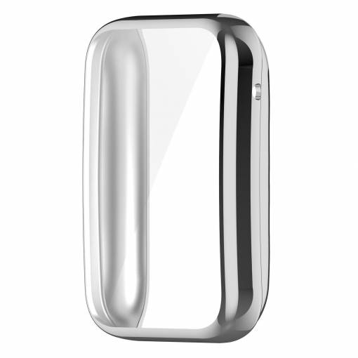 Foto - Husă din silicon pentru Xiaomi Smart Band 7 Pro - Argintie