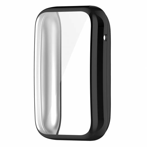 Foto - Husă din silicon pentru Xiaomi Smart Band 7 Pro - Neagră
