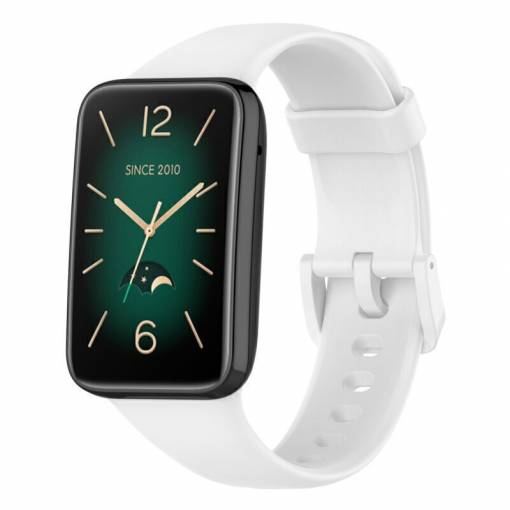 Foto - Curea din silicon eses pentru Xiaomi Smart Band 7 Pro - Albă