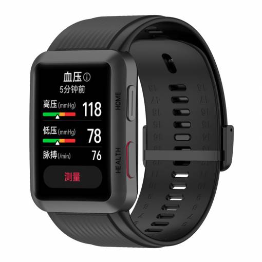 Foto - Curea din silicon eses pentru Huawei Watch D - Negru