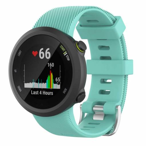 Foto - Curea din silicon eses pentru Garmin Forerunner 45, Forerunner 45S și SWIM 2 - Verde Mentă