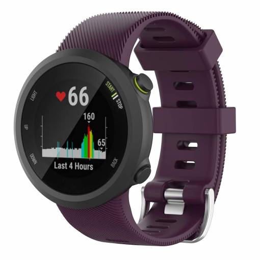 Foto - Curea din silicon eses pentru Garmin Forerunner 45, Forerunner 45S și SWIM 2 - Violet