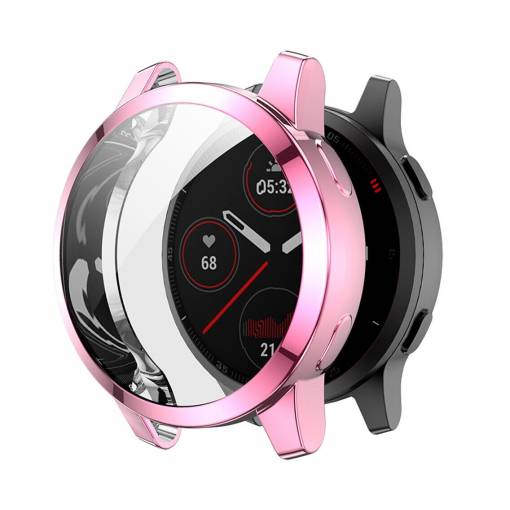 Foto - Husă din silicon pentru Garmin Vivoactive 4S - Roz
