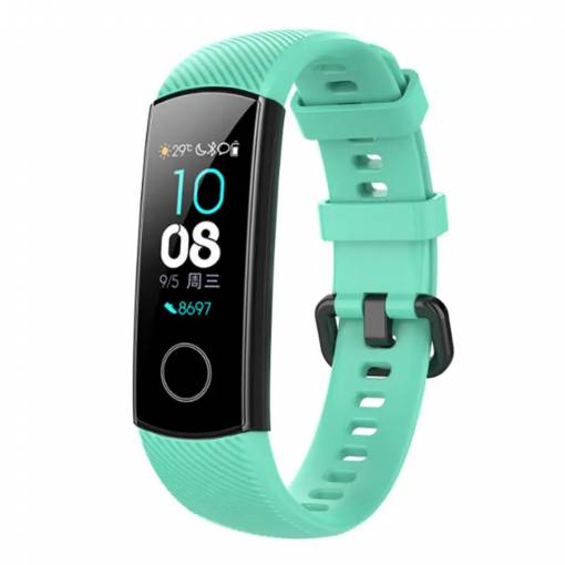Foto - Curea din silicon eses pentru Honor Band 4 și Honor Band 5 - Verde Mentă