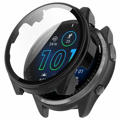 Foto - Husă de protecție pentru Garmin Forerunner 965 - Neagră