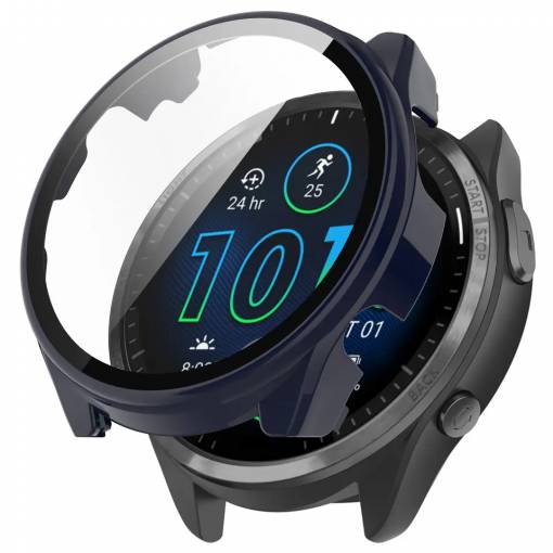 Foto - Husă de protecție pentru Garmin Forerunner 965 - Albastru închis