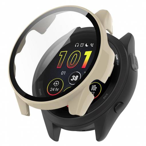 Foto - Husă de protecție pentru Garmin Forerunner 265 - Bej