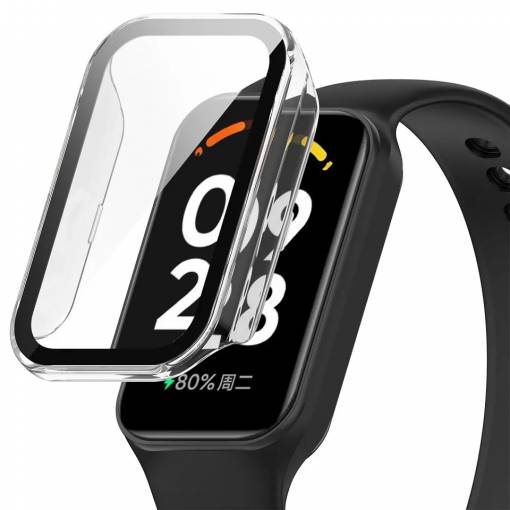 Foto - Husă de protecție pentru Redmi Smart Band 2 GL și Amazfit Band 7 - Transparentă