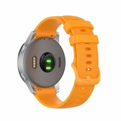 Foto - Curea din silicon cu eliberare rapidă eses pentru Garmin - Portocalie, 20 mm