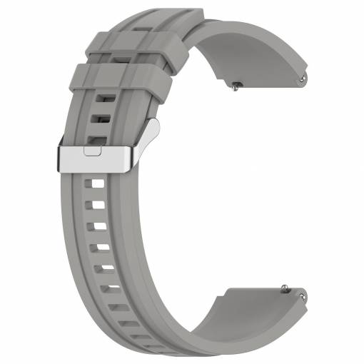Foto - Curea extensibilă din silicon eses - Gri, 22 mm