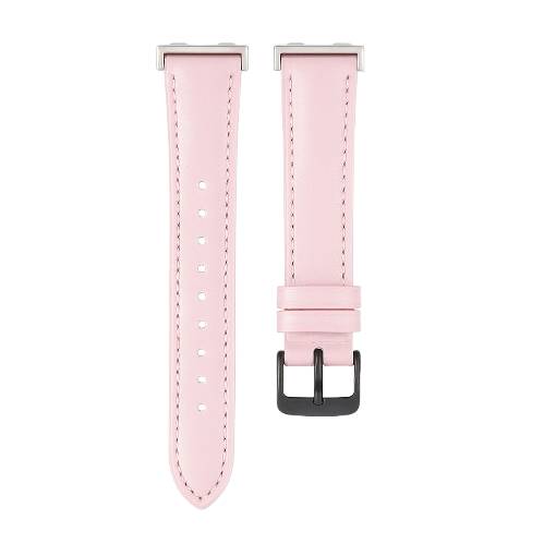 Foto - eses Brățară din piele pentru Huawei Band 8, 9 și 10 - Roz