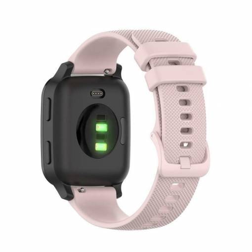 Foto - Brățară de silicone cu prindere rapidă pentru Garmin - roz, 18 mm