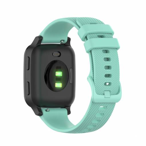 Foto - Curea din silicon cu eliberare rapidă eses pentru Garmin - Verde mentă, 18 mm