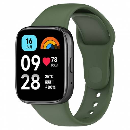 Foto - Brățară din silicon pentru Xiaomi Redmi Watch 3 Active - Verde închis