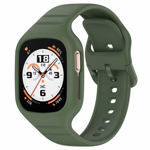 Foto - Brățară din silicon pentru Honor Watch 4 - Verde închis