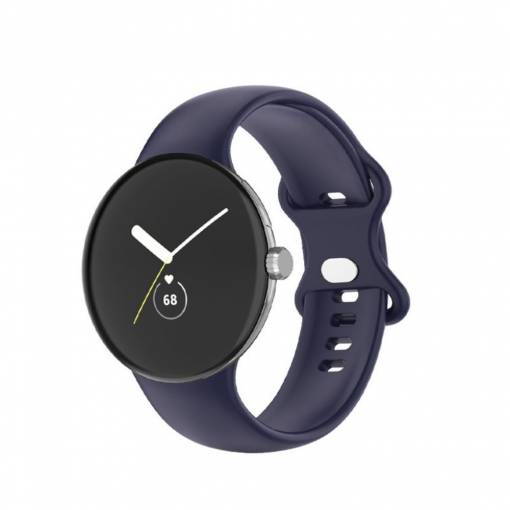 Foto - Brățară din silicon pentru Google Pixel Watch 1, 2 - Albastru închis, mărimea S