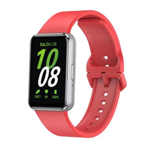 Foto - Brățara din silicon pentru Samsung Galaxy Fit 3 - Roșu