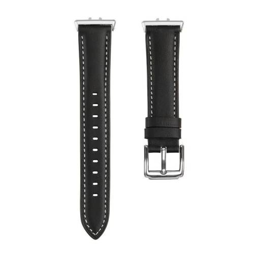 Foto - Brățara din piele pentru Samsung Galaxy Fit 3 - Negru