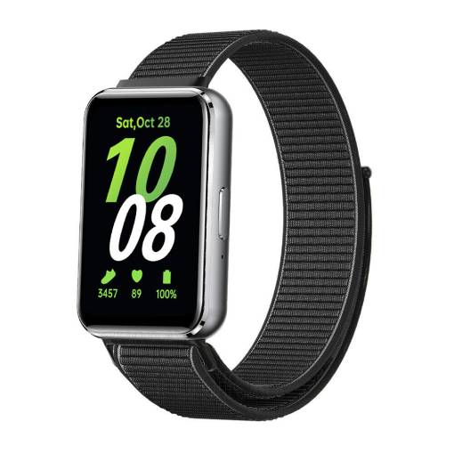 Foto - brățară din nailon pentru Samsung Galaxy Fit 3 - Negru
