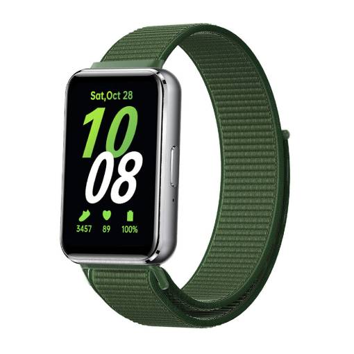 Foto - brățară din nailon pentru Samsung Galaxy Fit 3 - Verde