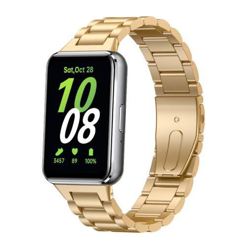 Foto - brățară din metal pentru Samsung Galaxy Fit 3 - Auriu