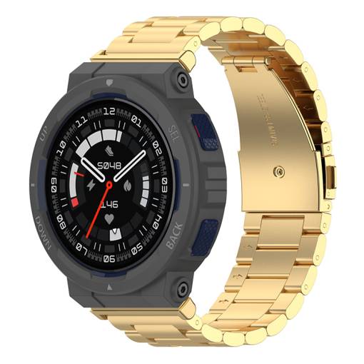 Foto - brățară din metal pentru Amazfit Active Edge - Auriu