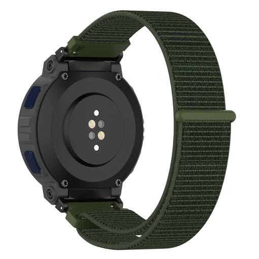 Foto - brățară din nailon cu velcro pentru Amazfit Active Edge - Verde