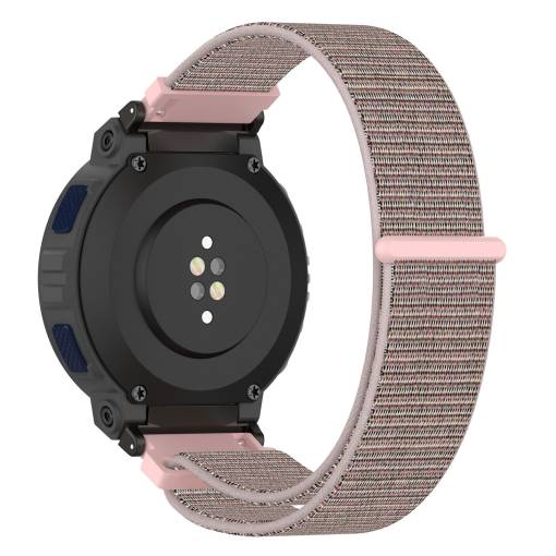 Foto - brățară din nailon cu velcro pentru Amazfit Active Edge - Roz