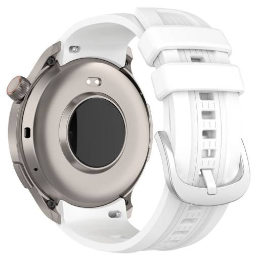 Foto - brățară din silicon pentru Amazfit balance - alb