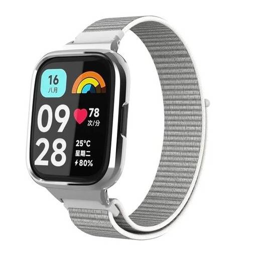 Foto - Curea din nailon cu arici pentru Xiaomi Redmi Watch 3 Active - gri
