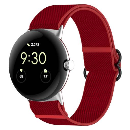 Foto - Brățară elastică pentru Google Pixel Watch 1, 2 - Roșie