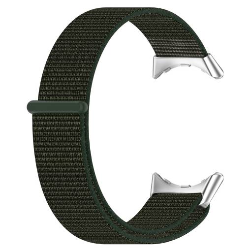 Foto - Brățară din nylon cu velcro pentru Google Pixel Watch 1, 2 - Verde